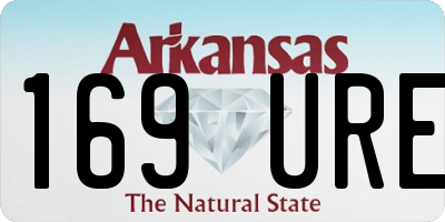 AR license plate 169URE