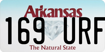 AR license plate 169URF