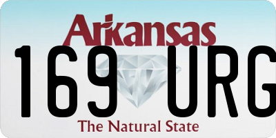AR license plate 169URG