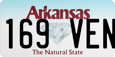AR license plate 169VEN