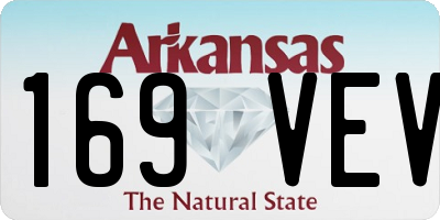 AR license plate 169VEV