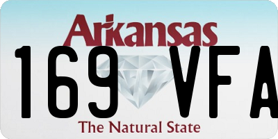 AR license plate 169VFA