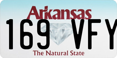 AR license plate 169VFY