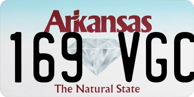 AR license plate 169VGC