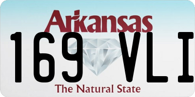 AR license plate 169VLI