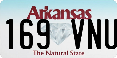 AR license plate 169VNU