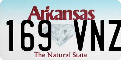 AR license plate 169VNZ