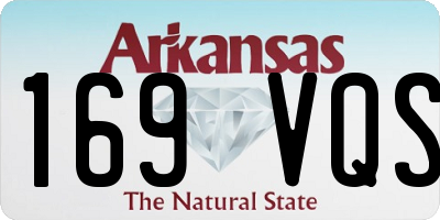 AR license plate 169VQS