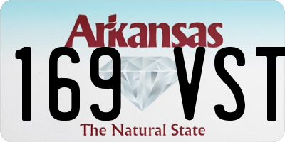 AR license plate 169VST