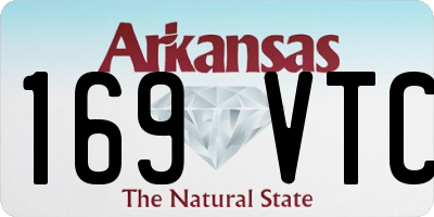 AR license plate 169VTC
