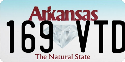 AR license plate 169VTD