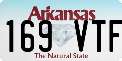 AR license plate 169VTF