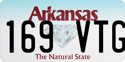 AR license plate 169VTG