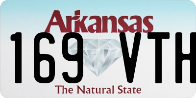 AR license plate 169VTH