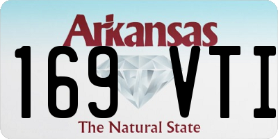 AR license plate 169VTI