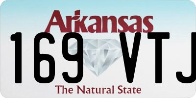 AR license plate 169VTJ