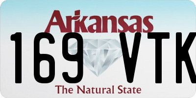 AR license plate 169VTK