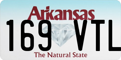 AR license plate 169VTL
