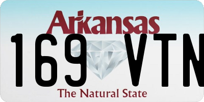 AR license plate 169VTN