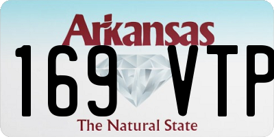 AR license plate 169VTP