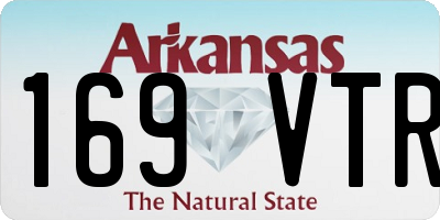 AR license plate 169VTR