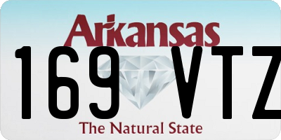 AR license plate 169VTZ