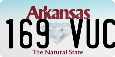 AR license plate 169VUC