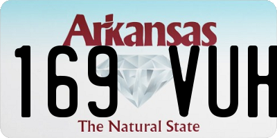 AR license plate 169VUH