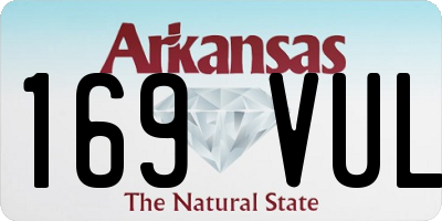 AR license plate 169VUL