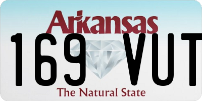 AR license plate 169VUT