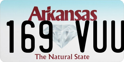 AR license plate 169VUU