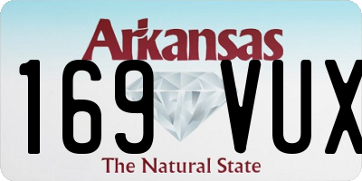 AR license plate 169VUX