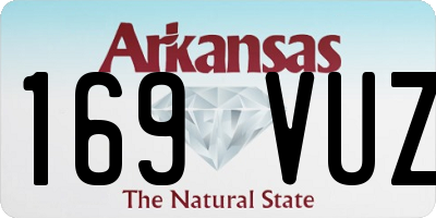 AR license plate 169VUZ