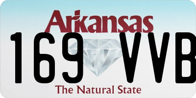 AR license plate 169VVB