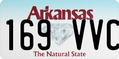 AR license plate 169VVC