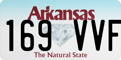 AR license plate 169VVF