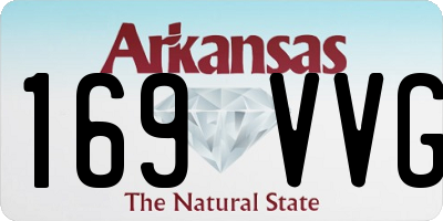 AR license plate 169VVG