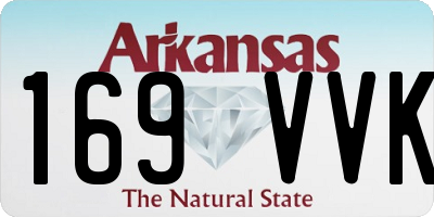 AR license plate 169VVK