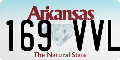 AR license plate 169VVL
