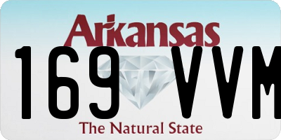 AR license plate 169VVM