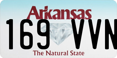 AR license plate 169VVN
