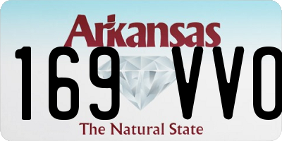 AR license plate 169VVO