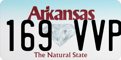 AR license plate 169VVP