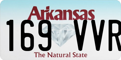 AR license plate 169VVR
