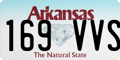 AR license plate 169VVS