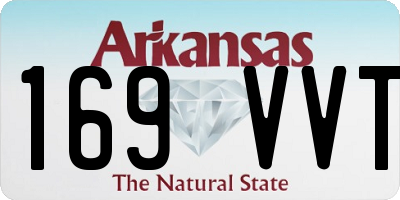 AR license plate 169VVT