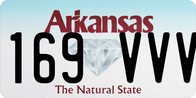 AR license plate 169VVV