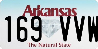 AR license plate 169VVW