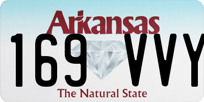 AR license plate 169VVY