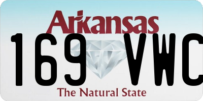 AR license plate 169VWC